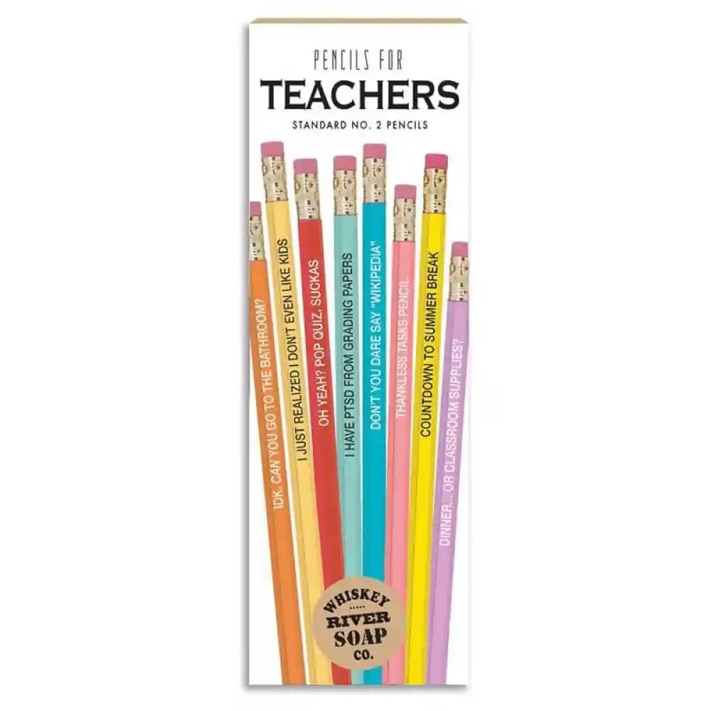 أفكار هدايا تذكارية للمعلمين - أقلام رصاص من ويسكي ريفر سوب