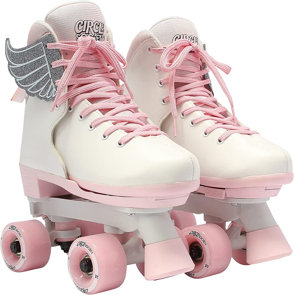هدايا عيد ميلاد اطفال بنات - احذية تزلج بعجلات كلاسيكية للاطفال قابلة للتعديل