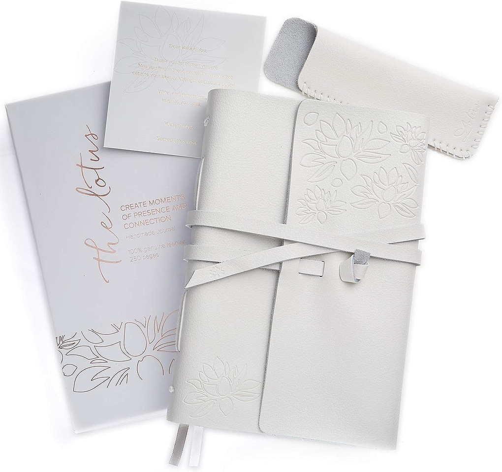 هدايا زواج للعروس - دفتر يوميات مصنوع يدويًا من الجلد