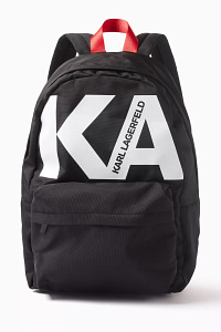 حقيبة ظهر بشعار الماركة وحرفي KA نايلون
