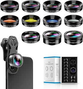 هدايا للرجال رخيصة - مجموعة عدسات كاميرا الموبايل 11 في 1