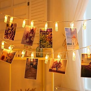 هدايا جميلة للبنات - سلسلة مصابيح LED للصور