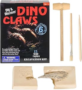 مجموعة حفر مخالب ديناصور للاطفال