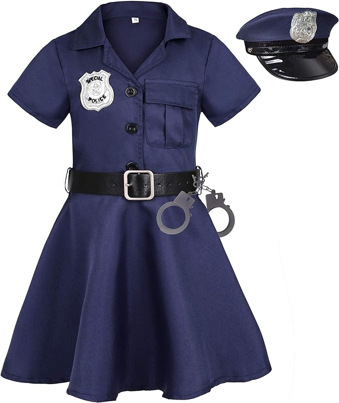 زي الشرطة من هيي جيرلز للهالوين وملابس زي شرطي للأطفال
ملابس الشرطة للاطفال