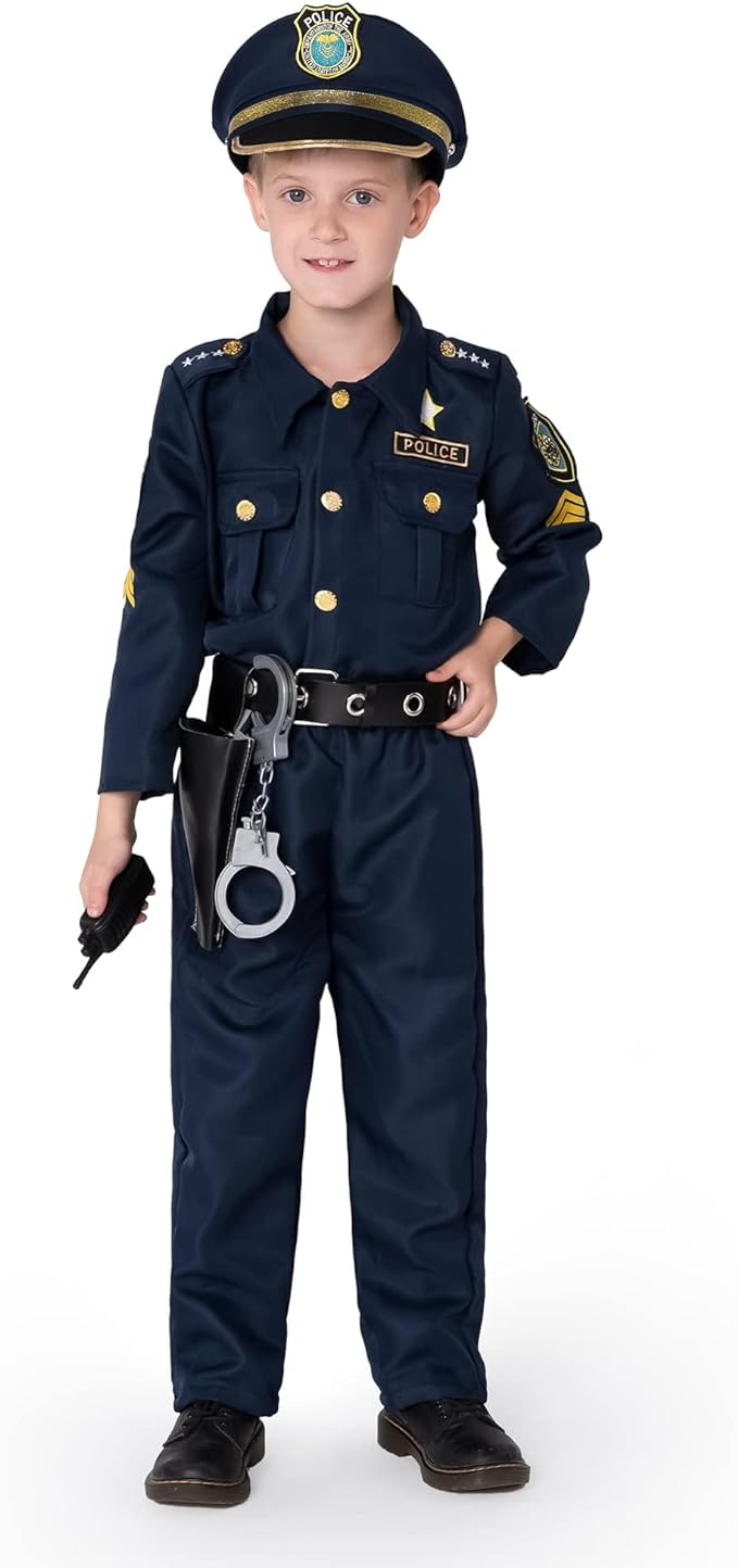زي تنكري مخيف ولعب دور ضابط شرطة من جوين توي
ملابس الشرطة للاطفال