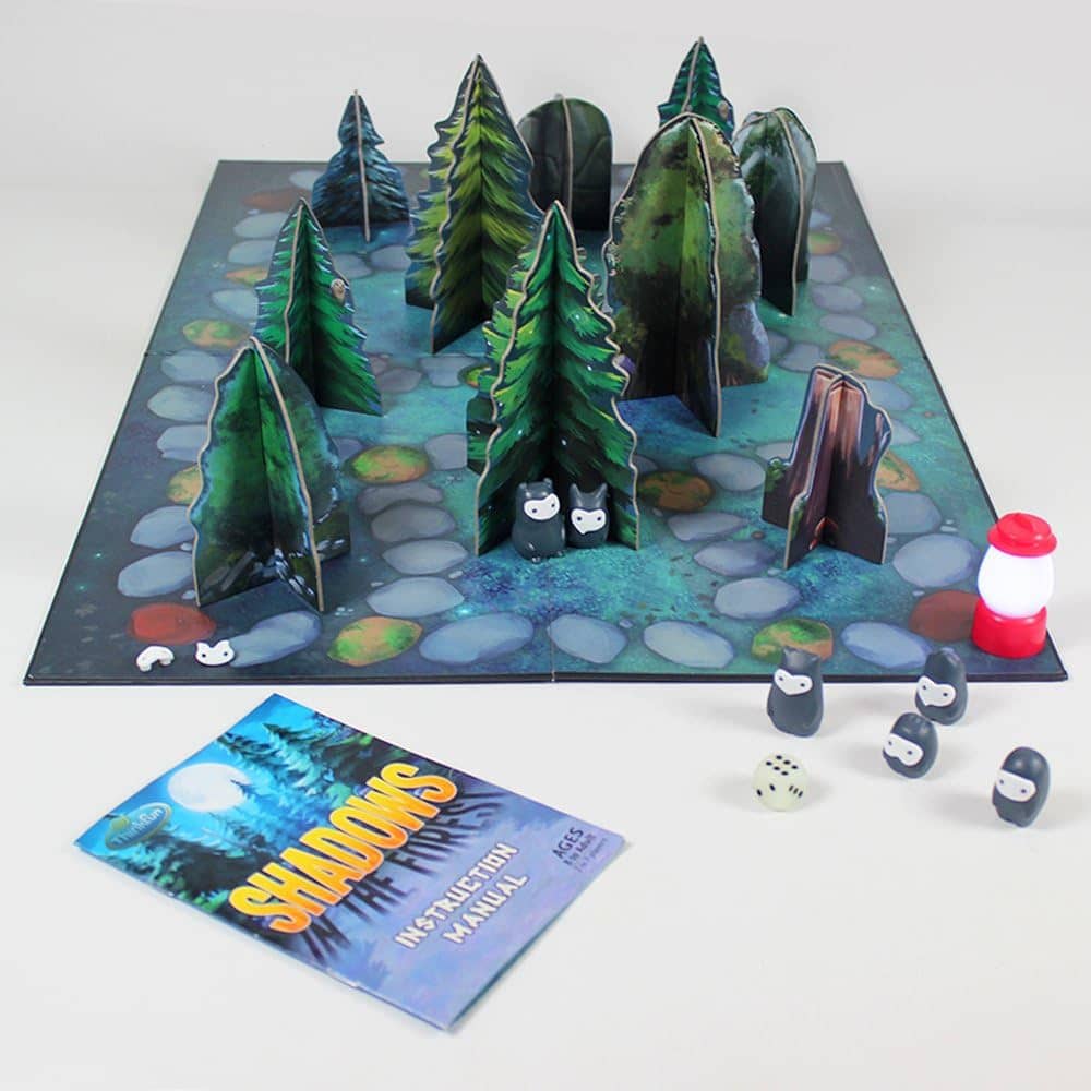 هدايا النجاح للبنات الابتدائي - لعبة لوحة الظلال في الغابة من ثينك فن