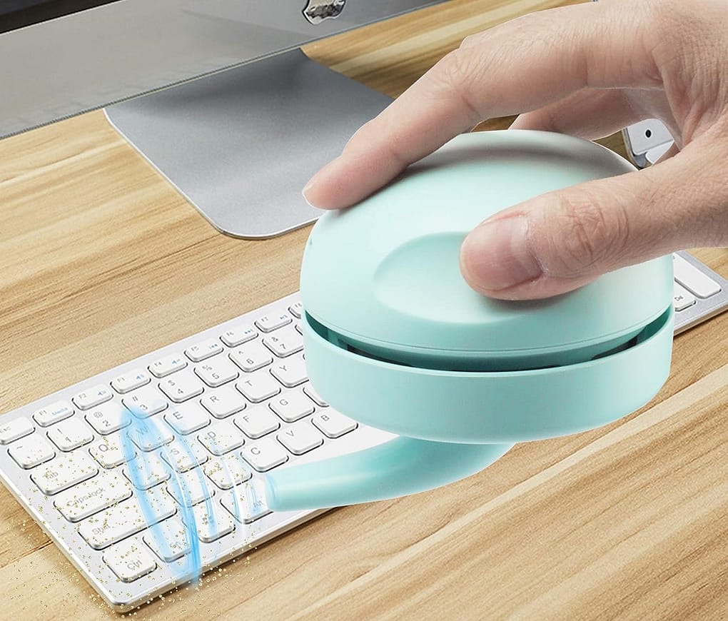 هدايا الموظفين - مكنسة كهربائية لسطح المكتب بشحن USB 