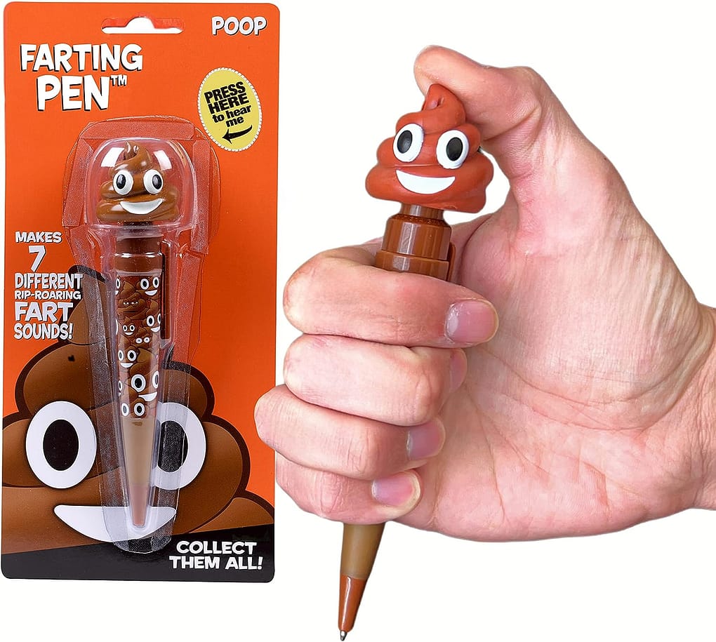 أفكار هدايا مجنونة - القلم المتكلم Emoji Poop