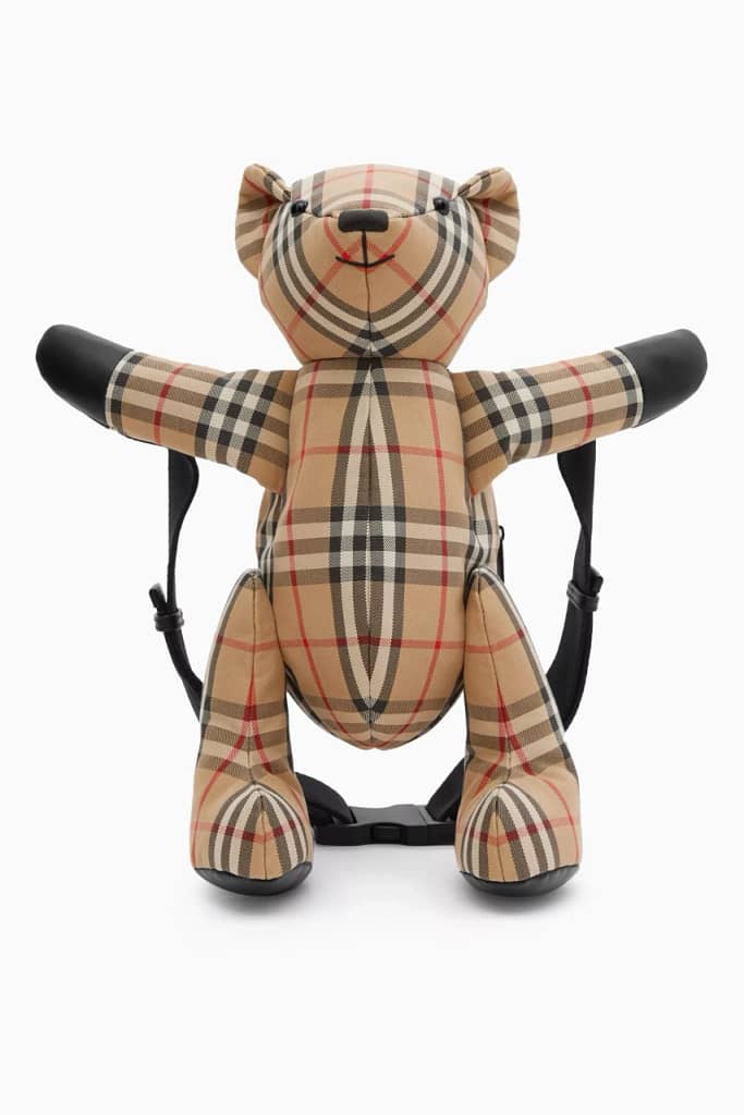 افكار هدايا اطفال - حقيبة خصر قنب قطني بتصميم الدب توماس من بربري
