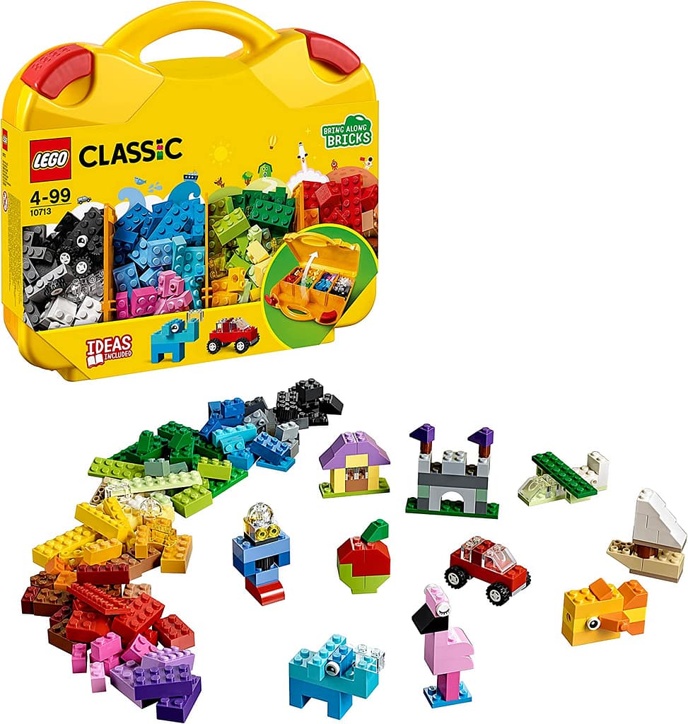 هدايا للاطفال عمر 6 سنين - مكعبات بناء بلاستيك ابداعية كلاسيكية